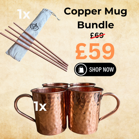 Copper Straws + Mugs Bundle