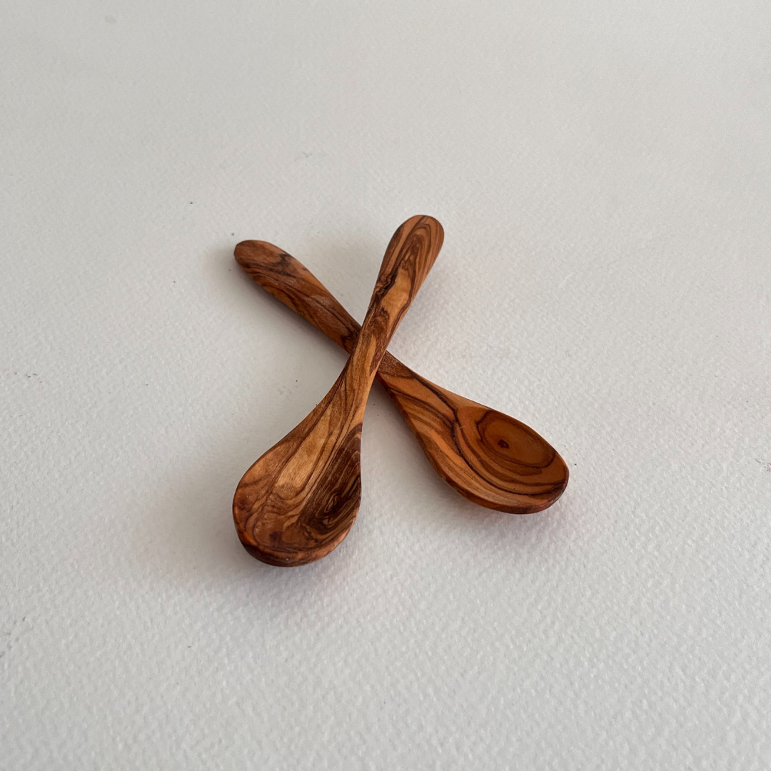 Olive Wood Small Coffee Spoon