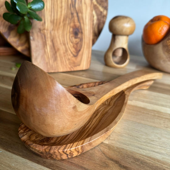 Olive Wood Spoon Rest