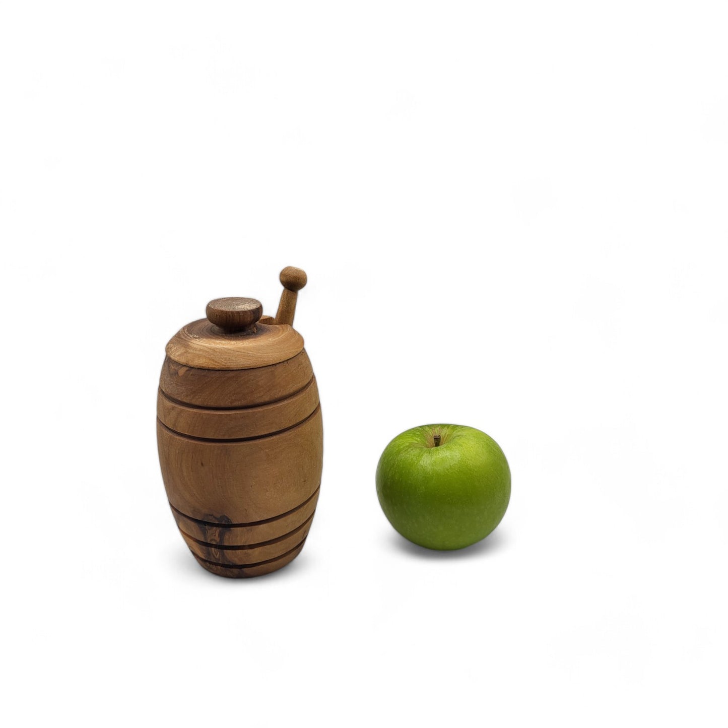 Olive Wood Honey Pot & Dipper