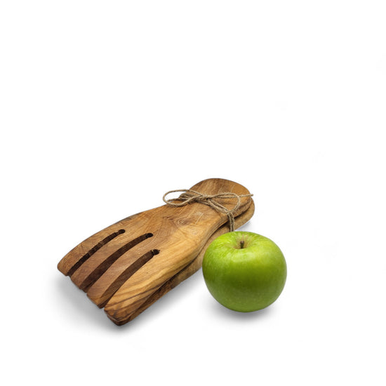 Olive Wood Salad Forks