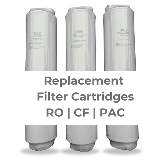 Replacement Filter Cartridges - RO | CF | PAC