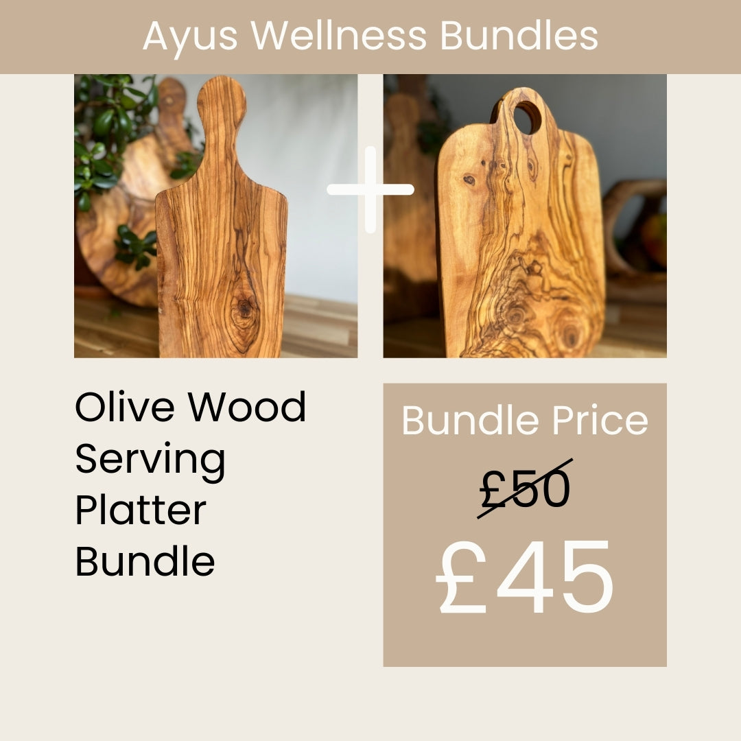 Olive Wood Serving Platter Bundle