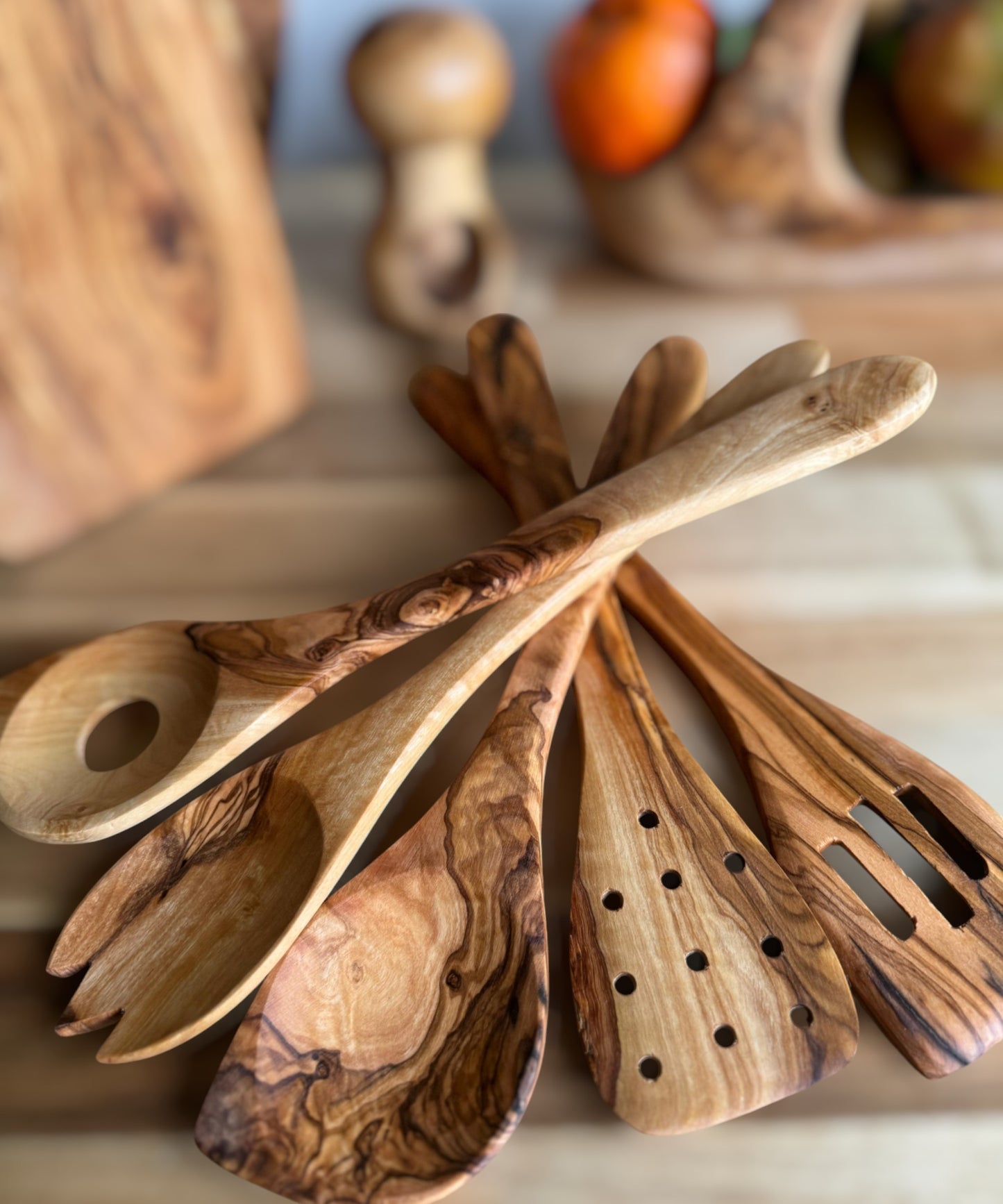 Olive Wood Spoons & Spatulas