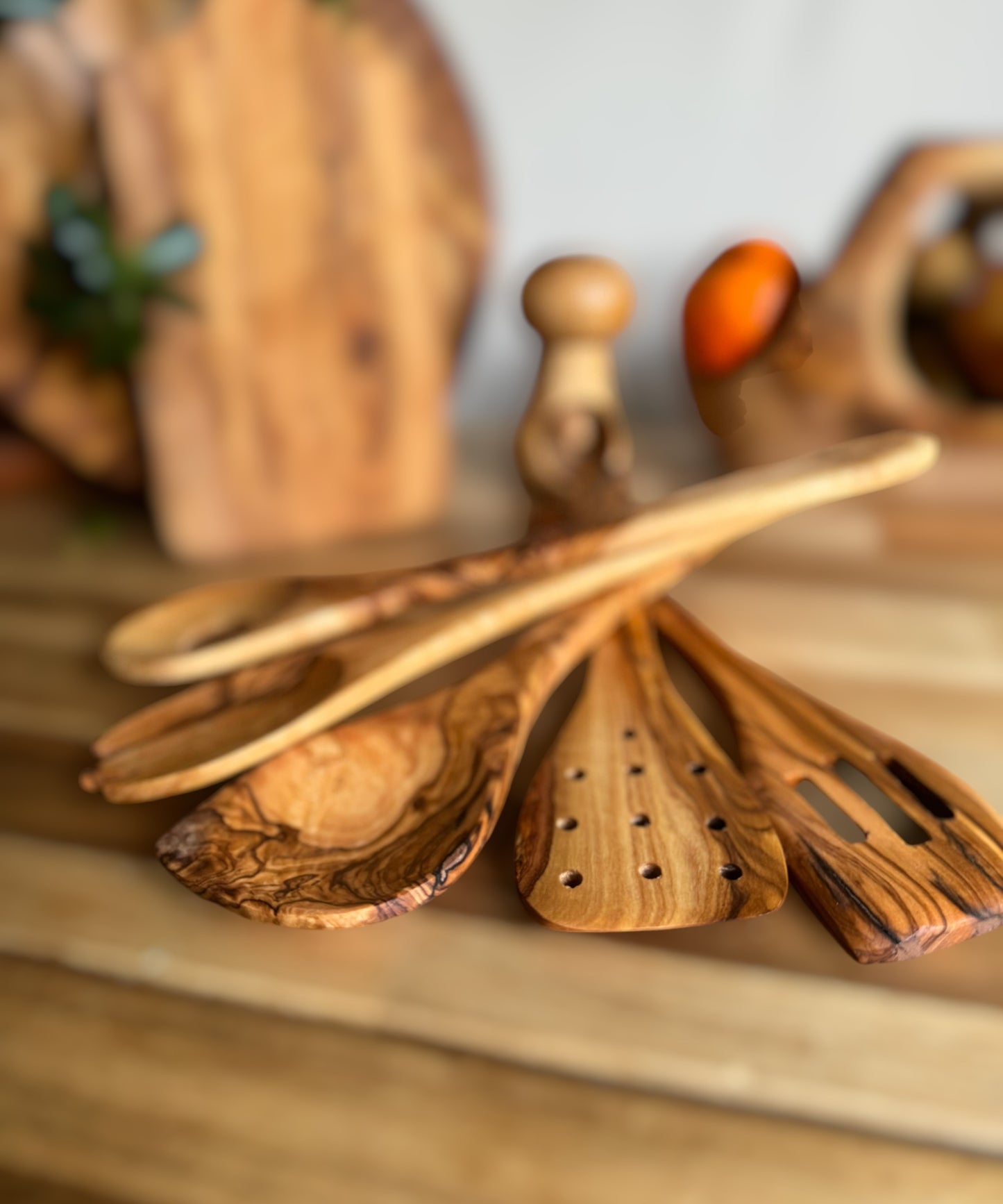 Olive Wood Spoons & Spatulas