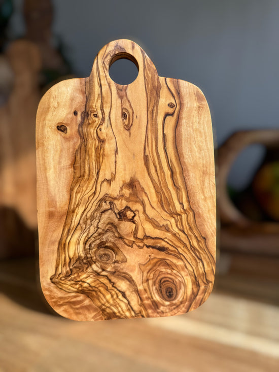 Olive Wood Hangable Serving Board