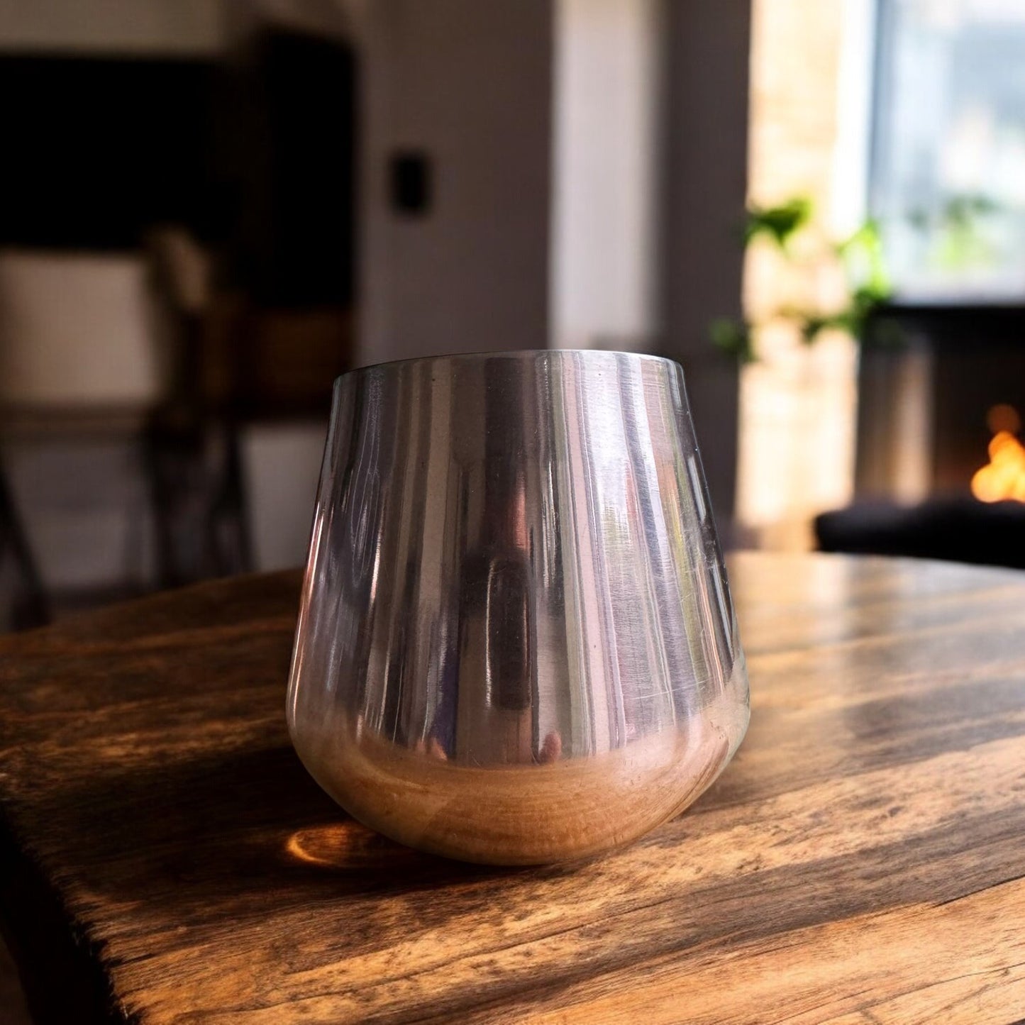 Rounded Copper Tumblers (Set of 4)