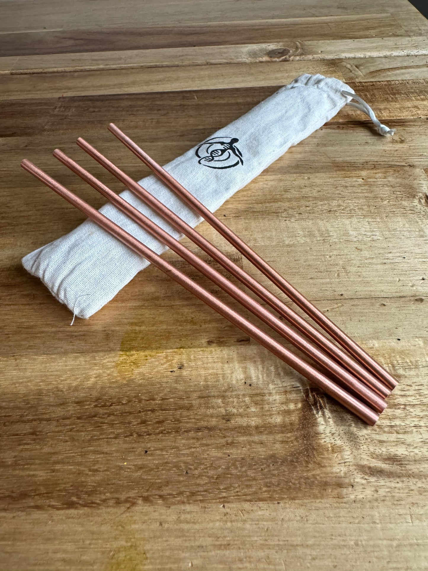 Copper Straws (Set of 4)