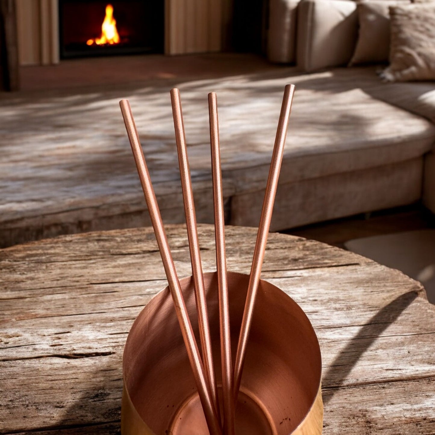 Copper Straws (Set of 4)