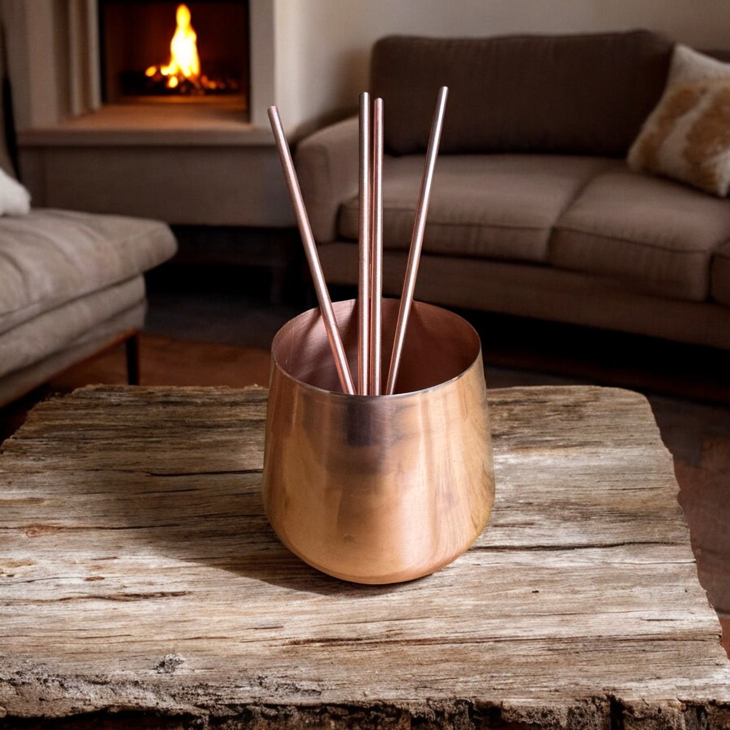 Copper Straws (Set of 4)